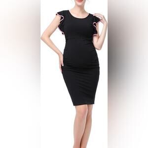 Cerys Ruffle Materntiy/Nursing Body-Con Dress
Kimi and Kai
Maternity M (b13)